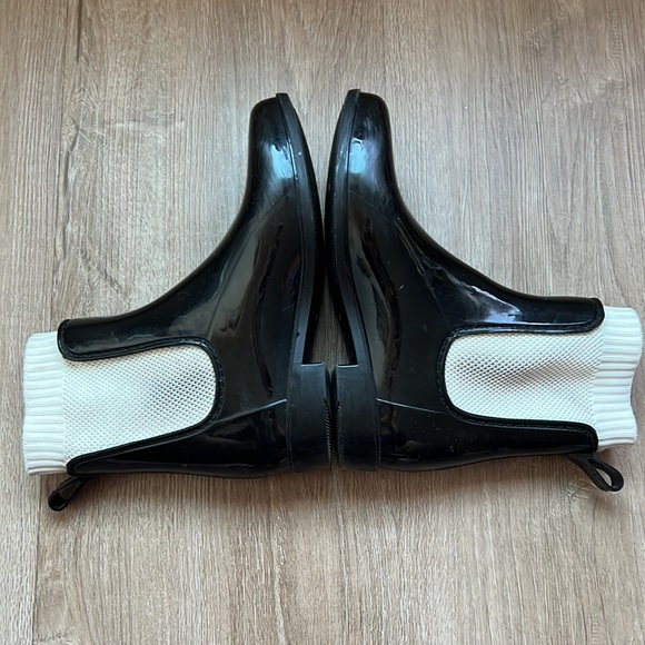 Nautica Women’s Black Rubber Ankle Rain Boots Size 6 - Picture 7 of 17